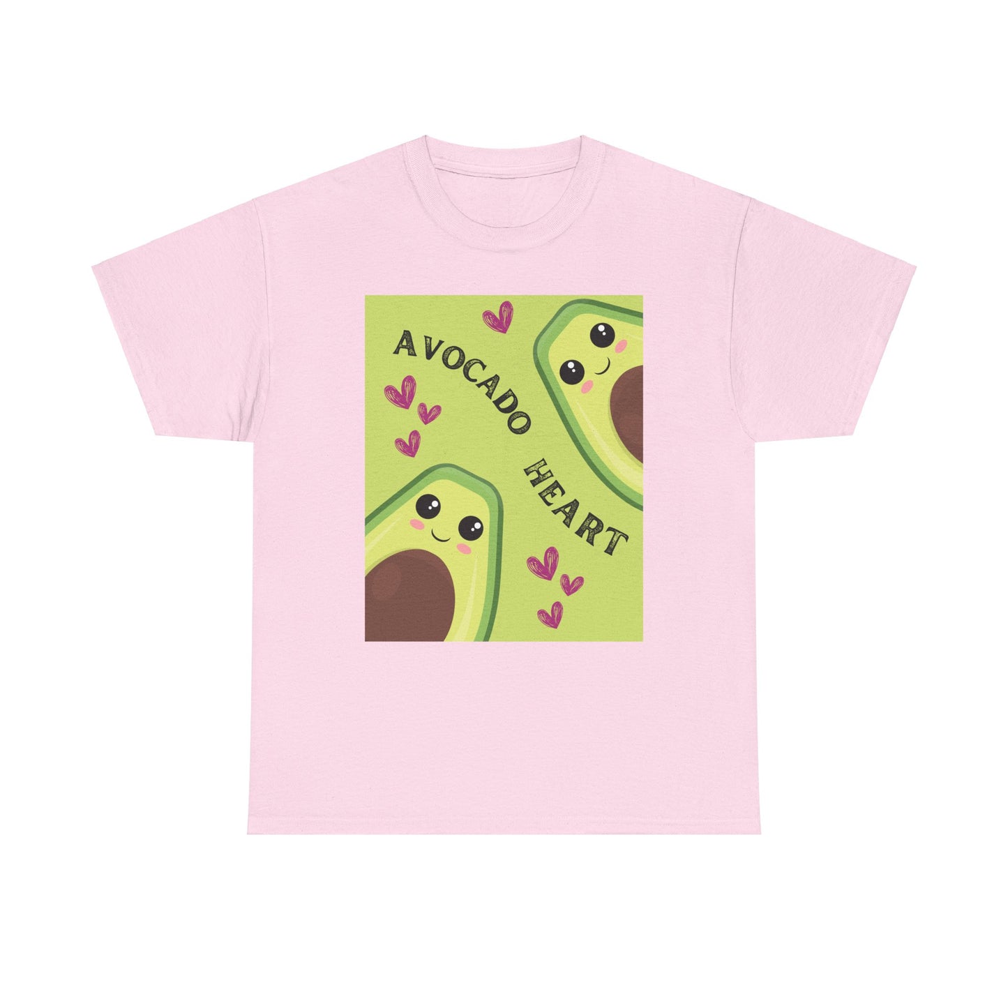 Avocado Heart Unisex Heavy Cotton Tee