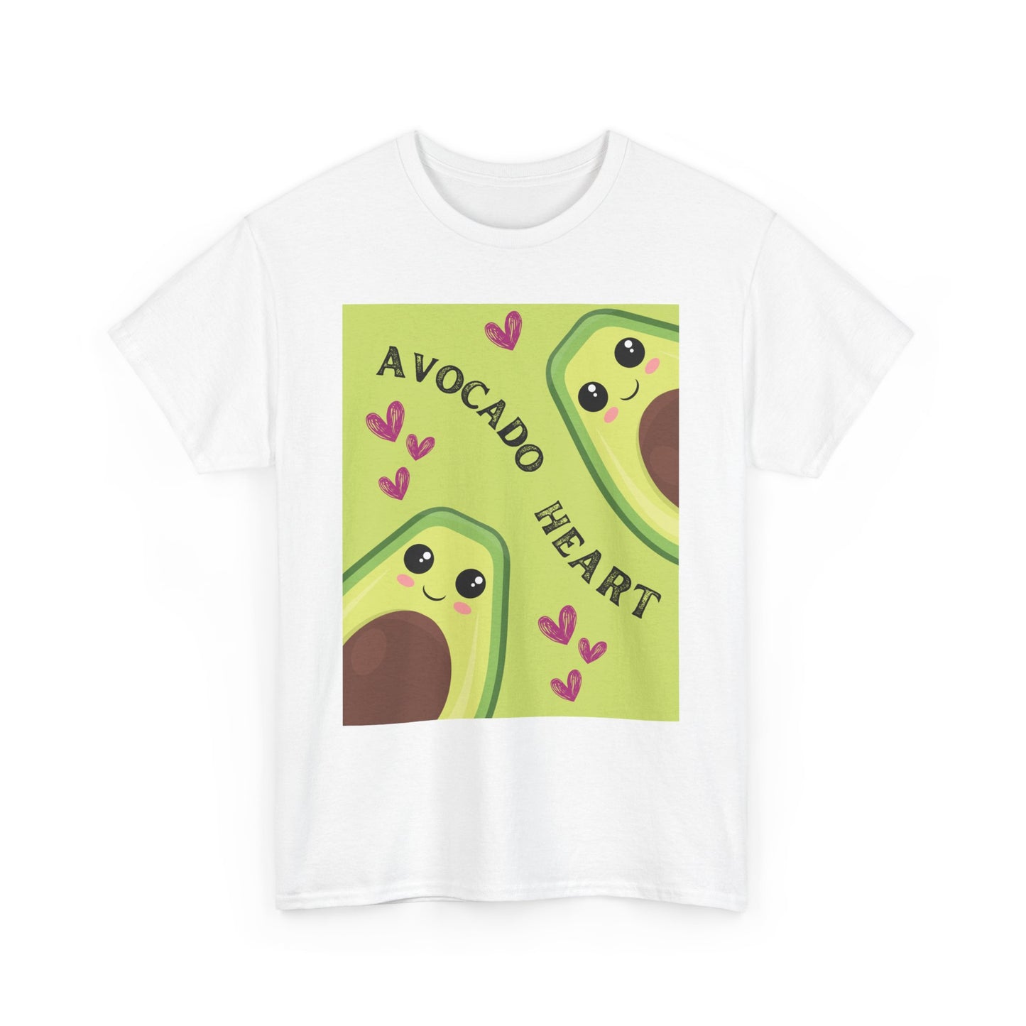 Avocado Heart Unisex Heavy Cotton Tee