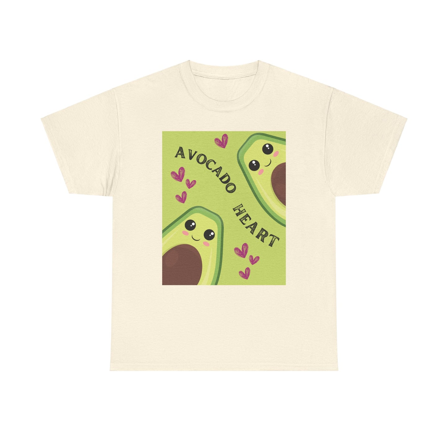 Avocado Heart Unisex Heavy Cotton Tee