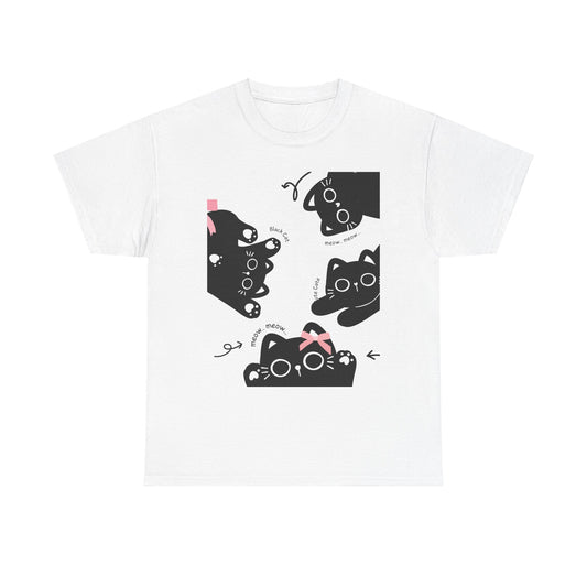 Cute cat Unisex Heavy Cotton Tee