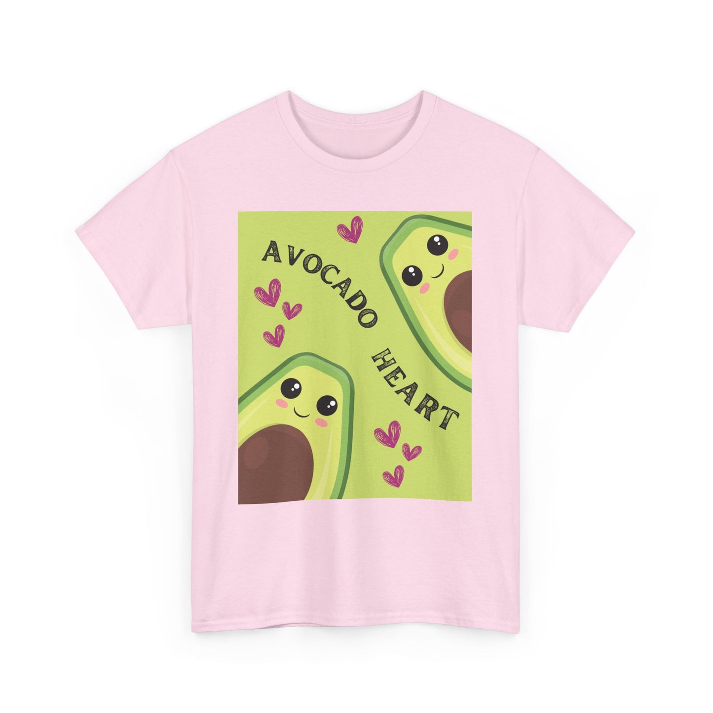 Avocado Heart Unisex Heavy Cotton Tee