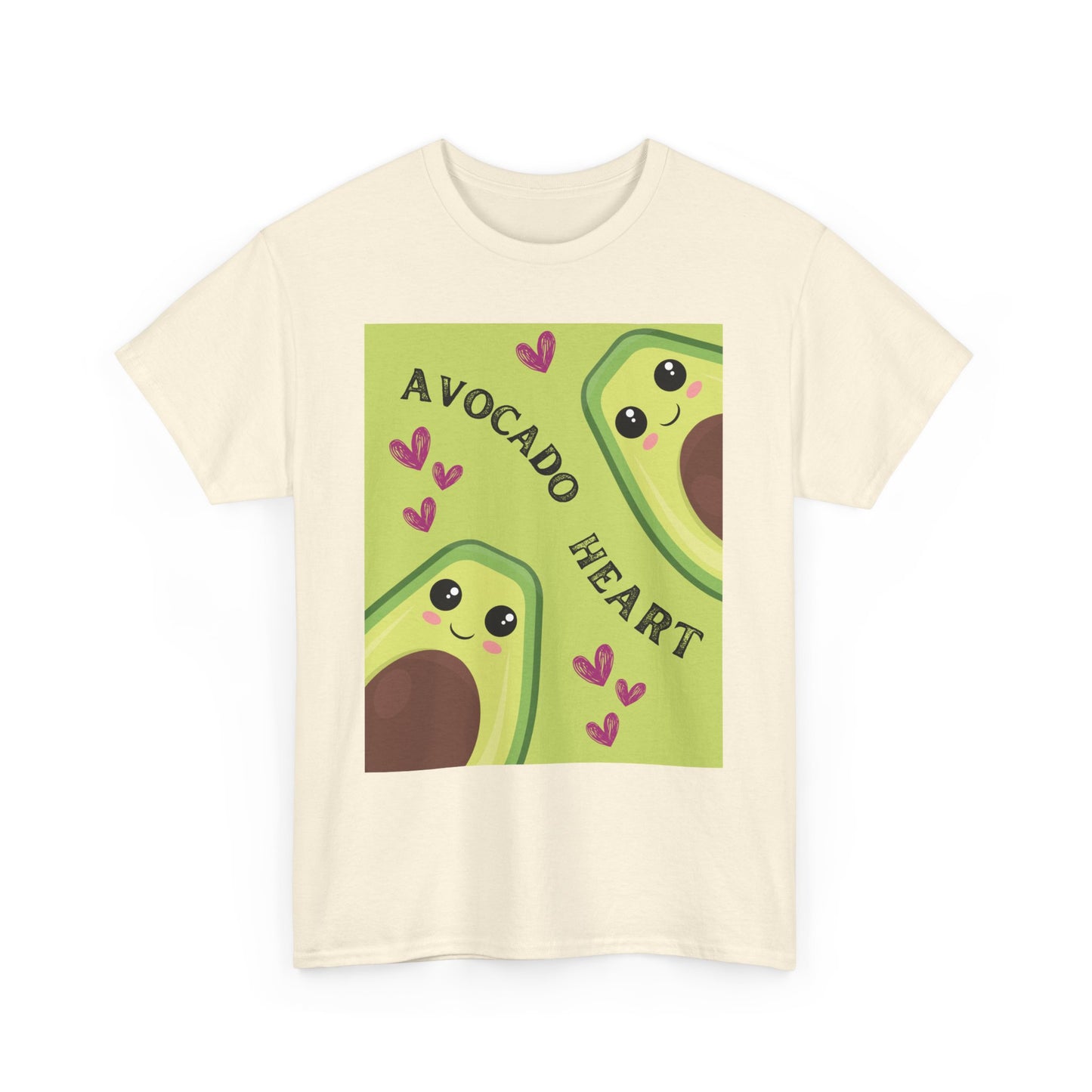 Avocado Heart Unisex Heavy Cotton Tee