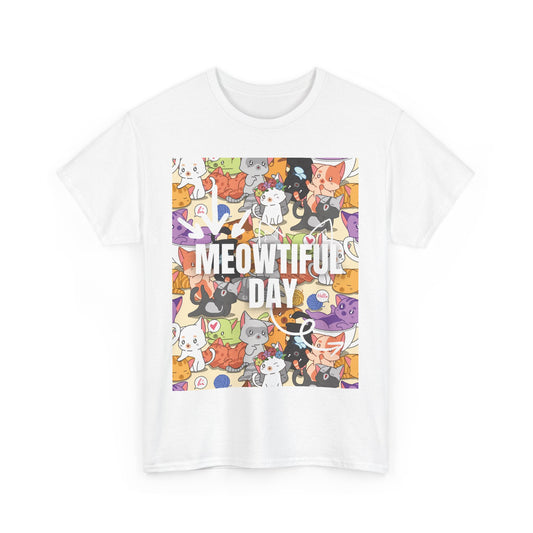 Cat Meowtiful Unisex Heavy Cotton Tee