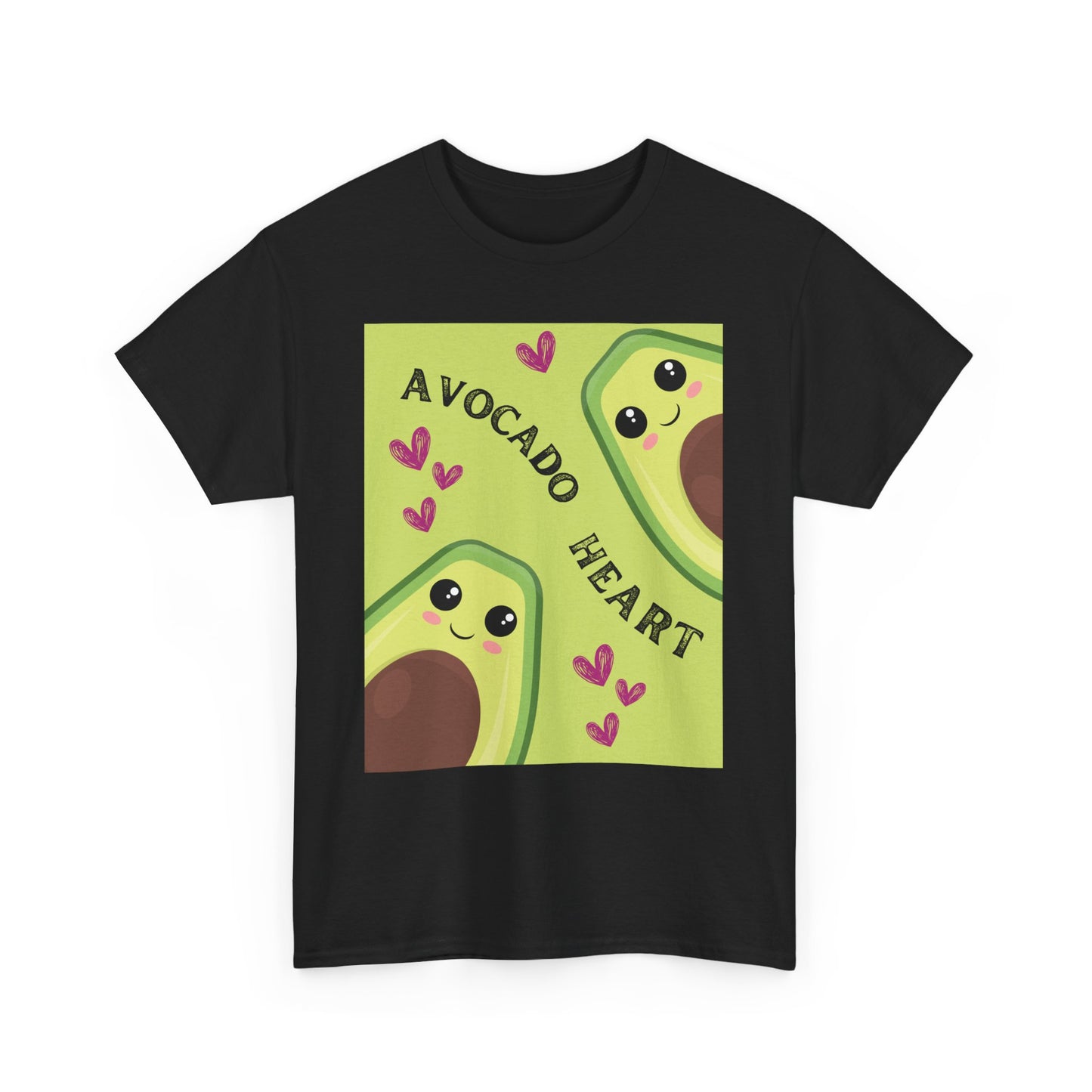 Avocado Heart Unisex Heavy Cotton Tee