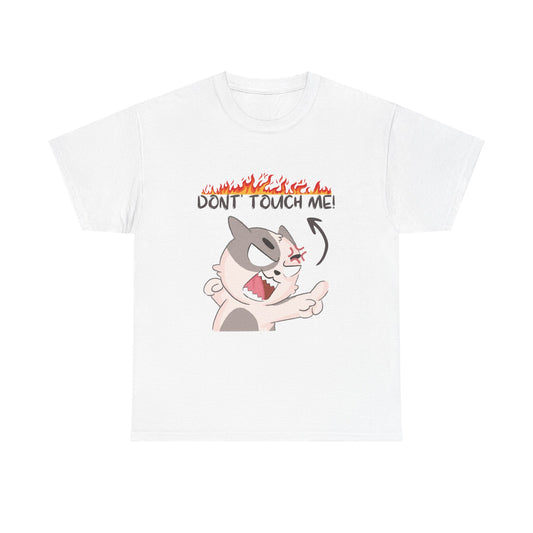 Angry Cat Unisex Heavy Cotton Tee