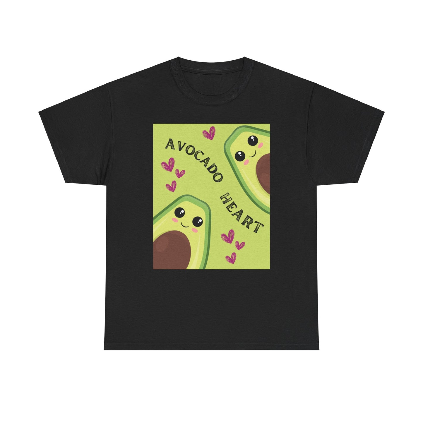 Avocado Heart Unisex Heavy Cotton Tee